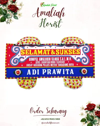Karangan Bunga Ucapan Selamat cikotok